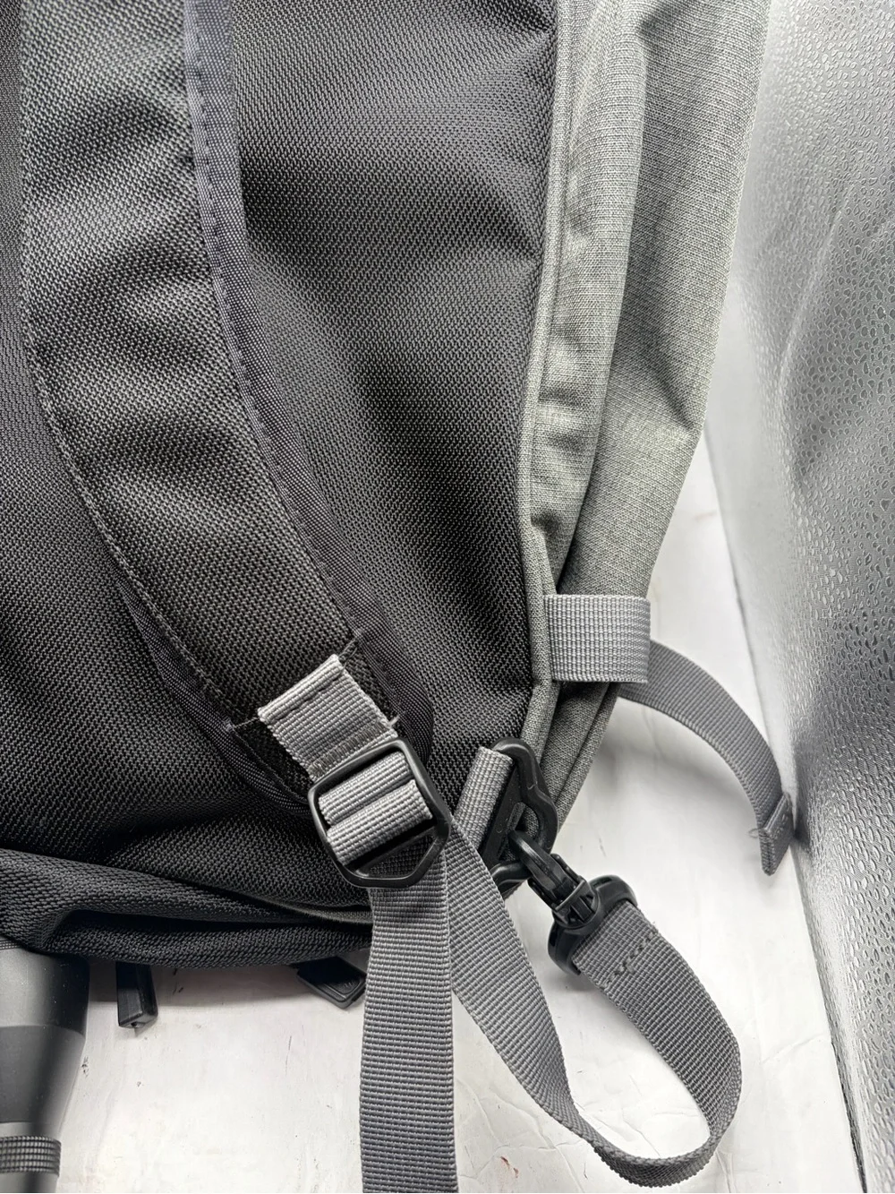 EBags Mother Lode Gray Expandable Convertible Backpack Multi Pocket Orange Lin